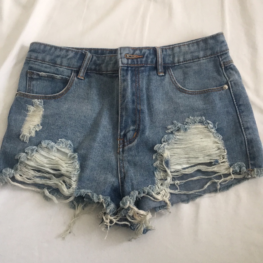 Jean Cutoff Shorts